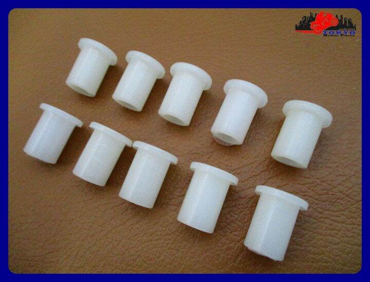 mazda-m1500-door-bushing-white-set-10-pcs-138-บูชประตู-สีขาว-เซ็ท-10-ตัว-สินค้าคุณภาพดี