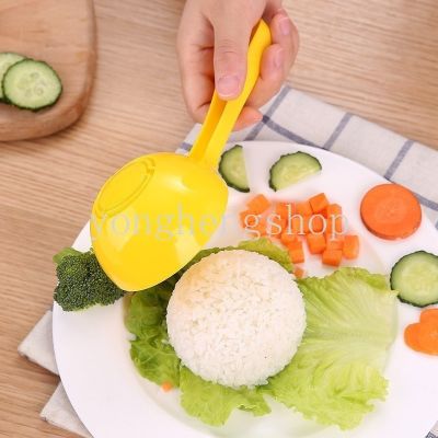 Creative Semicircle Rice Scoop Mold Non-stick DIY Sushi Mould Rice Ball Spoon Bento Maker Kitchen Accessories