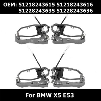 51218243615 51218243616 51228243635 51228243636 Front Rear Left Right Exterior Door Handle Carrier Bracket For BMW X5 E53