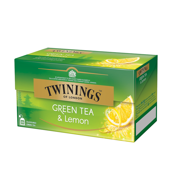 Twinings Green Tea &amp; Lemon ทไวนิงส์ กรีนที แอนด์ เลมอน
