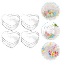 Dulrua [Sale] 4pcs Heart Candies Boxes Treat Treat Boxes Candy Packing Boxes Boxes Candy Boxes