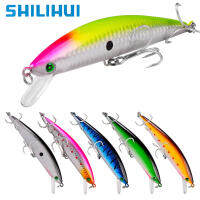 SHILIHUI เหยื่อตกปลา Minnow 41G 13ซม. เหยื่อปลากระพงขนาดใหญ่2 # 3X BKB ตะขอจม Swimbait เทียม Wobblers ตกปลาแท็กเกิล