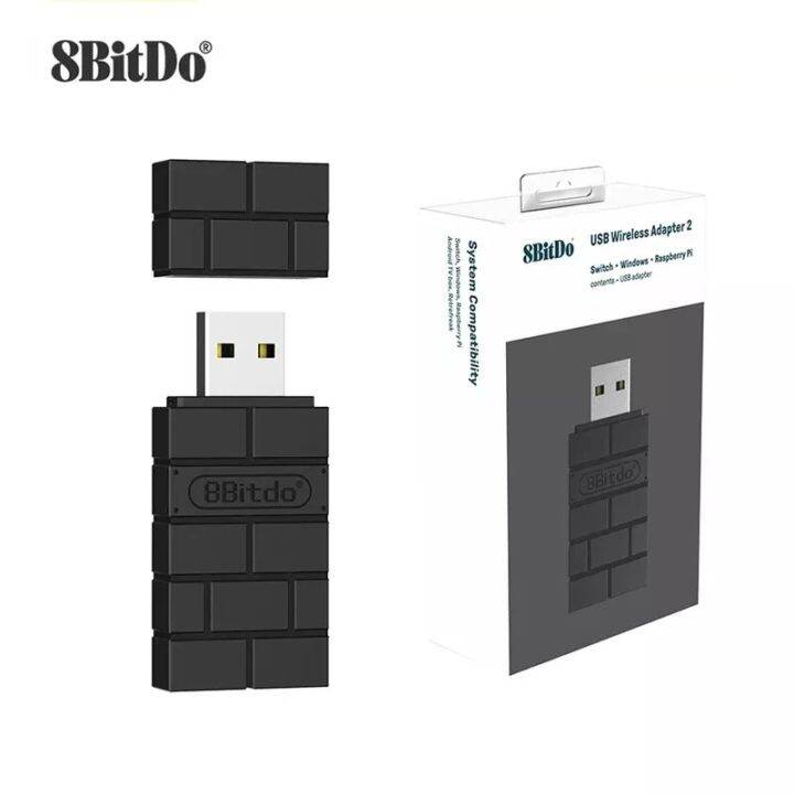 ตัวรับสัญญาณบลูทูธไร้สายยูเอสบี8bitdo-สำหรับคอมพิวเตอร์พีซี-nintendos-สวิตช์จอยเกมส์บลูทูธตัวแปลงที่จับอแดปเดตอร์