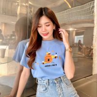 Jarikashop - เสื้อยืดลายน้องผึ้ง BEE  ( งานป้าย.. Jarika ) ( จ49 )