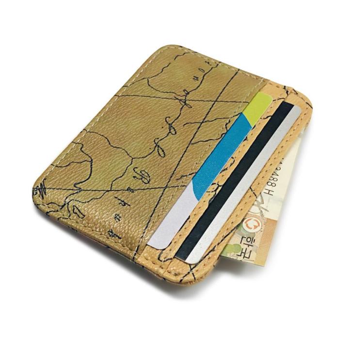 ร้าน-shenwin-สไตล์เกาหลีแบบใหม่รูปแบบแผนที่สร้างสรรค์กระเป๋าใส่บัตร-ที่ใส่บัตร-กระเป๋าสตางค์-เหรียญขนาดเล็ก-ที่ใส่การ์ดขนาดเล็ก-dompet-koin