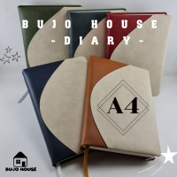 สมุดไดอารี่  BUJO HOUSE DIARY  SIZE   A4 -   &amp;gt;&amp;gt;  ปกบุฟองน้ำ  &amp;lt;&amp;lt;     สมุดไดอารี่ ที่เป็นได้ทั้ง PLAN , DIARY และ NOTE++