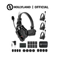 Hollyland Solidcom C1 ชุดหูฟังอินเตอร์คอมไร้สาย สูงสุด 8 คน 1100 ฟุต สําหรับสื่อสารเป็นทีม