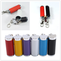 【cw】Portable e Pocket Lid Ashtray Car Cases Storage Tube Mini Ash Holder Keychain Tube Windproof Outdoor Travel Accessoryhot