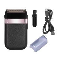 【DT】 hot  Retro Electric Razor Detachable Cutter Head 3D Suspension Shaver for Travel Male