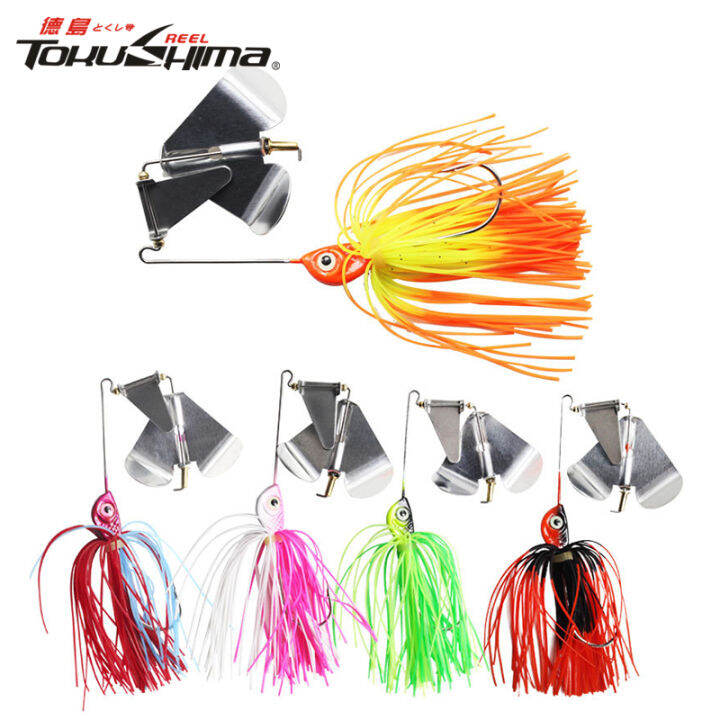 1Pcs 15g Micro Spoon Lure Jig Head Fishing Spinner Bait 3D Eyes 5