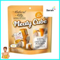 อาหารเปียกสุนัขและแมว NATURAL KITTY MEATY CUBE CHICKEN &amp; PUMPKINS 60 ก.WET FOOD FOR DOG AND CAT NATURAL KITTY MEATY CUBE CHICKEN &amp; PUMPKIN 60G **สามารถออกใบกำกับภาษีได้ค่ะ**