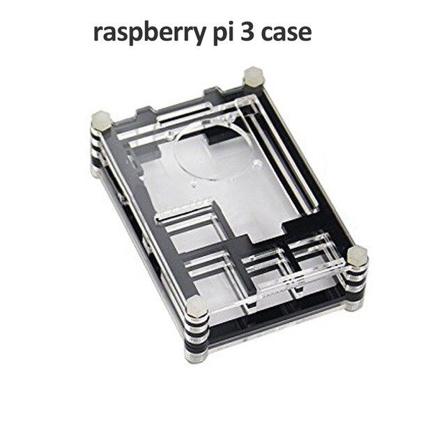 2023-new-fuchijin77-เคสสำหรับ-raspberry-pi-3-4-ชุดตะแกรงกล่องอะคริลิกพร้อมพัดลมทำความเย็นสำหรับ-raspberry-pi-4-3-model-b-3b-plus