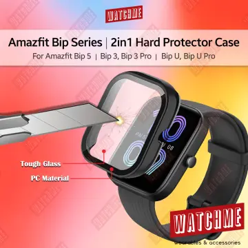 Comprar PC+Tempered Glass Protective Case For Huami Amazfit Bip 5 Bip5 Full  Screen Protector Shell