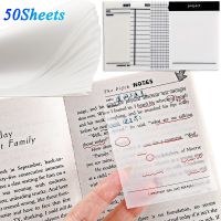 Transparent Note Self-Adhesive Posted It Notepad School Stationery Office Supplies for Student