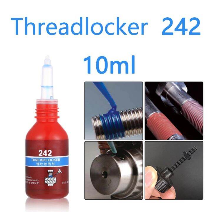 10ml Threadlocker 242/243/263/222/271 Blue Liquid Fluorescent Methacrylate Threadlocker Lazada PH