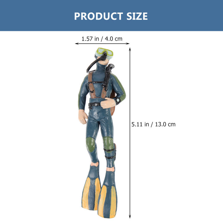 sundom-โมเดลนักประดาน้ำรุ่นมินิตู้ปลารุ่น-frogman-aquanaut-การตกแต่งภูมิทัศน์ของเล่นคนจิ๋ว