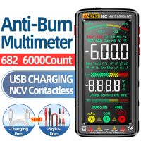 ♈❏♟ ANENG 681 682 683 Smart Multimeter 6000 Counts NCV Non-contact AC/DC Current Voltage Tester Resistance Diode Universal Meter