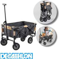 DECATHLON Sale QUECHUA รถลากพับเก็บได้สำหรับการขนย้ายอุปกรณ์ตั้งแคมป์รุ่น Trolley