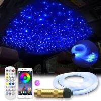 Car Led Star Lights Ceiling Optic Fiber Lights Smart APP Control RGBW Starry Sky Effect Ceiling Light Available Car Decoration