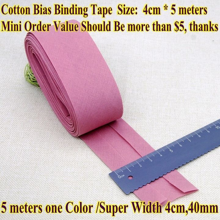 4cm-5m-cotton-bias-binding-tape-fold-tape-diy-craft-handmade-sewing-cloth-material-trim-tape-ribbon-accessories-trim-edging