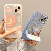 เคสโทรศัพท์กันกระแทกพยากรณ์อากาศพร้อมฝาพับขาตั้งสำหรับ iPhone 13 12 11 Pro Max XS XR 8 7 Plus เคสใส่โทรศัพท์นิ่มพร้อมฝาครอบป้องกันกล้องเลนส์คลุมทั้งหมดผู้ขายชั้นนำ