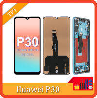 อะไหล่ดิจิไทเซอร์สำหรับ Huawei P30 ELE-L04 ELE-L29หน้าจอจอแสดงผลแบบสัมผัส LCD Screen100 LCD P30