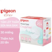 Tấm lót thấm sữa Pigeon 30 miếng hộp New