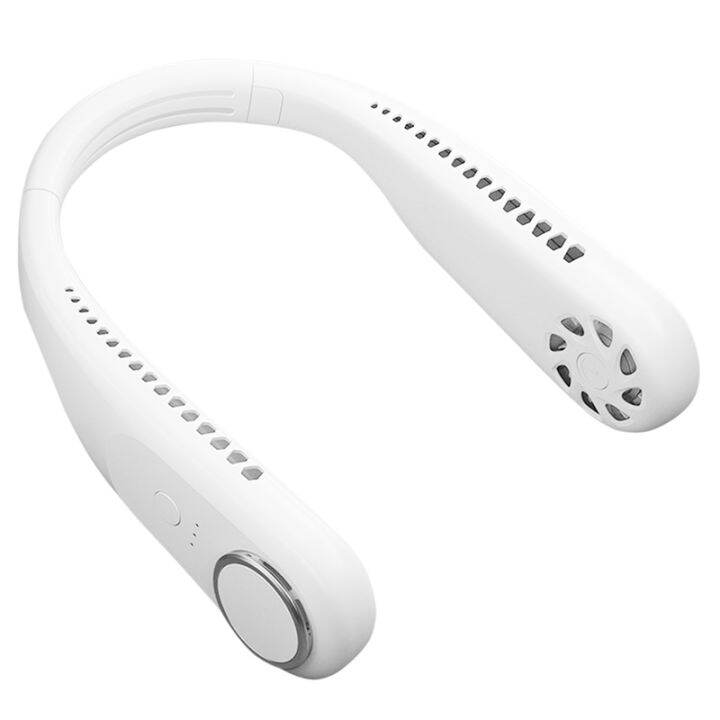 Portable Neck Fan,Foldable Hands Free Bladeless Neck Fan, Wearable