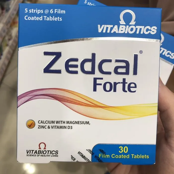 Zedcal Forte 30 Tablet Vitabiotics Calcium Magnesium Zinc Vitamin D3 Lazada Indonesia