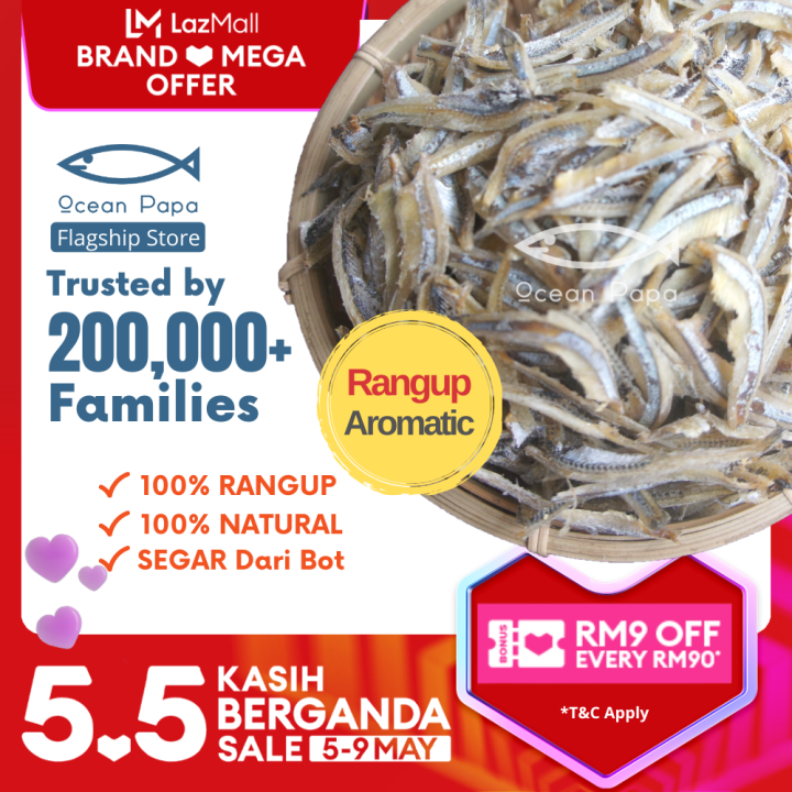 Ocean Papa Ikan Bilis Kopek Istimewa Gred 3A Rangup (500g) [Borong ...