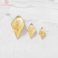 【YF】✶▩  (3603)6PCS 8x14MM 10x19MM Gold Color Plated Beads Caps Tassel Jewelry Accessories