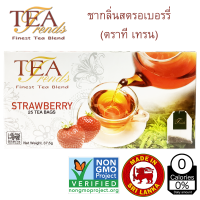 TEA Trends Strawberry ที เทรน ชาดำ กลิ่น สตอเบอร์รี 1.5 g x25 tea bag