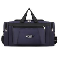 M Blue Oxford Gym Bags Large Capacity Outdoor Yoga Sports Training Bag Handbag Men Women Fitness Travel Storage Crossbody Sport Bags