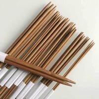 【YF】 Weave Tool Bamboo Needle  Carbonized Double Head Straight for Knitting Sweater Knit Set 11x4pcs/set 25cm