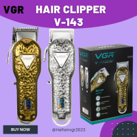 VGR  ปัตตาเลี่ยนตัดผมไร้สาย  รุ่น V-143  ปัตตาเลี่ยนตัดผมแบบไร้สาย Hair Clipper มีจอ LED ไม่ต้องชาร์จไฟ (มีสินค้าพร้อมส่ง)