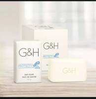 สบู่อาบน้ำ G &amp; H Protect + ขนาด 150 กรัม(6ก้อน/กล่อง) สูตรสำหรับผิวที่ต้องเผชิญมลภาวะเป็นประจำ ?ขออนุญาตตัดบาร์โค้ดออกนะค่ะ?