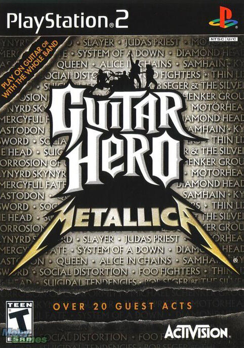 ps2 guitar hero metallica