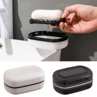 Soap Box Portable Travel Soap Case Drain Soap Holder With Lid Waterproof Container Soap Dishes Bathroom Sealing Organizer