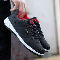 Men Casual Shoes Light PU Leather Sneakers Classical Running Shoes Men Comfort Outdoor walking Flats Jogging Sport Shoes