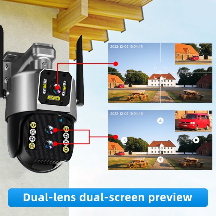 legendsafe-8mp-4k-ip-wifi-outdoor-camera-ptz-three-lens-dual-screen-10x-hybrid-zoom-auto-tracking-waterproof-security-cam