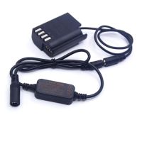 DCC17 DC Coupler DMW-BLK22 Dummy Battery +12V-24V Step-Down Cable For Panasonic Lumix S5 DC-S5 DC-S5K Camera