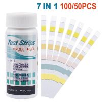 20Bottle 7-in-1 swimming pool test paper Residual chlorine ph test paper Water quality test paper Inspection Tools