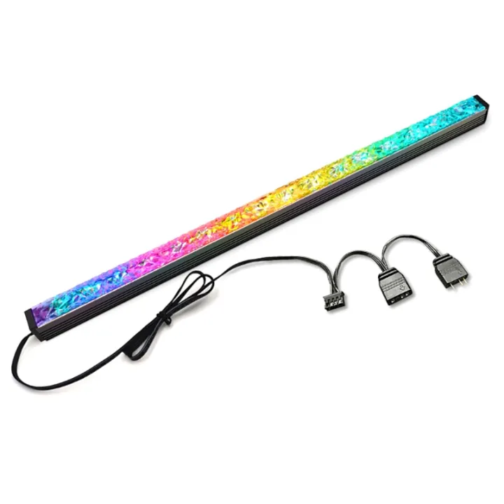 1PC CoolMoon Diamonds Light Bar RGB Chassis Decorative Light Bar LED ...