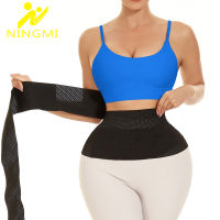 NINGMI Postpartum Belly Band Women Slimming Tummy Compression Wrap Belt Bandage Elastic Waist Trainer Trimmer Body Shaper Strap