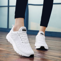 2021 Mesh Women Sneakers Breathable Women Flat Shoes Lightweight Casual Shoes Ladies Lace-up Deportivas Mujer Chaussures Femme