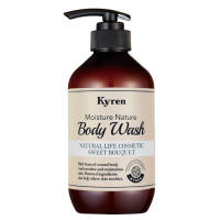 Kyren Moisture Nature Body Wash 500ml. ไคเรน เจลอาบน้ำตัวหอม ออแกนิค สำหรับผู้ที่มีสิวที่หลัง และผิวแพ้ง่าย