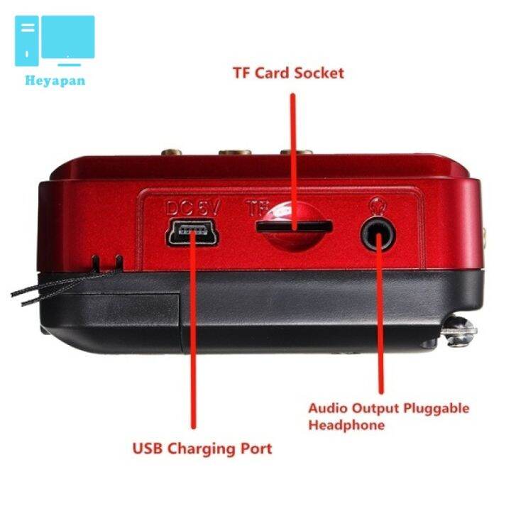 ลำโพง-fm-k11แบบชาร์จไฟได้วิทยุแบบพกพาขนาดเล็กเครื่องเล่น-mp3ดิจิทัลแบบมือถือเอฟเอ็มยูเอสบีทีเอฟ