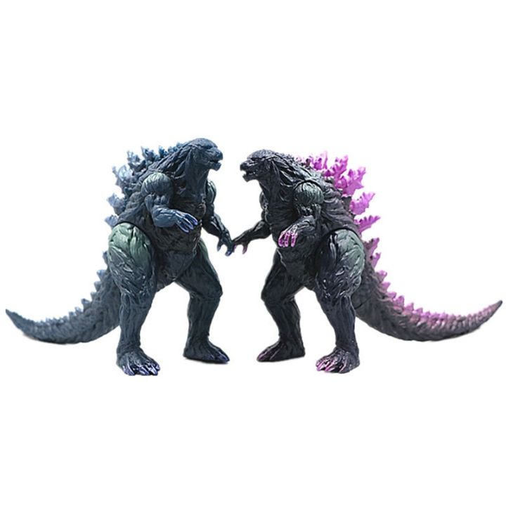 monsterverse-godzilla-vs-คิงคองตุ๊กตายางนิ่มสัตว์ประหลาดเผาไหม้ก๊อดซิลล่า16ซม