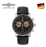 ZZOOI ZEPPELIN German Watch Mens Business Classic Niche Green Dial Watch Green Water Ghost Luminous Waterproof Waterproof Watches