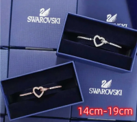 สร้อยข้อมือสุภาพสตรี สวารอฟส ของแท้ 100% Swarovskl bracelet SWAROVSKl swaroskl สร้อยแฟชั่น ของขวัญวาเ?Love Jewelryร้านเดียวในลาซาด้า?Swarovskiแท้ swarovski กำไล LOVELY